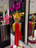 بدله رقص بروفشنال  قطعتين