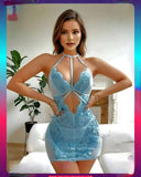 لانجيري قصير دانتيل