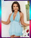 لانجيري قصير دانتيل