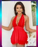 لانجيري قصير دانتيل