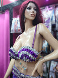 Belly dance suit two pieces