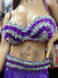 Belly dance suit two pieces