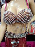 Belly dance suit two pieces