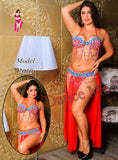 Belly dance suit two pieces