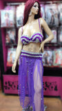 Belly dance suit two pieces