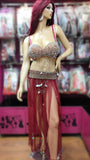 Belly dance suit two pieces