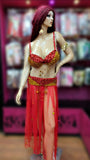 Belly dance suit two pieces